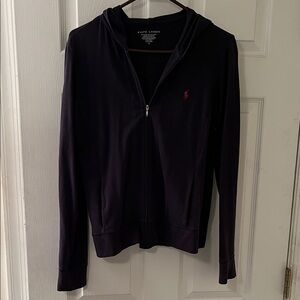Ralph Lauren Navy Zip-Up Hoodie